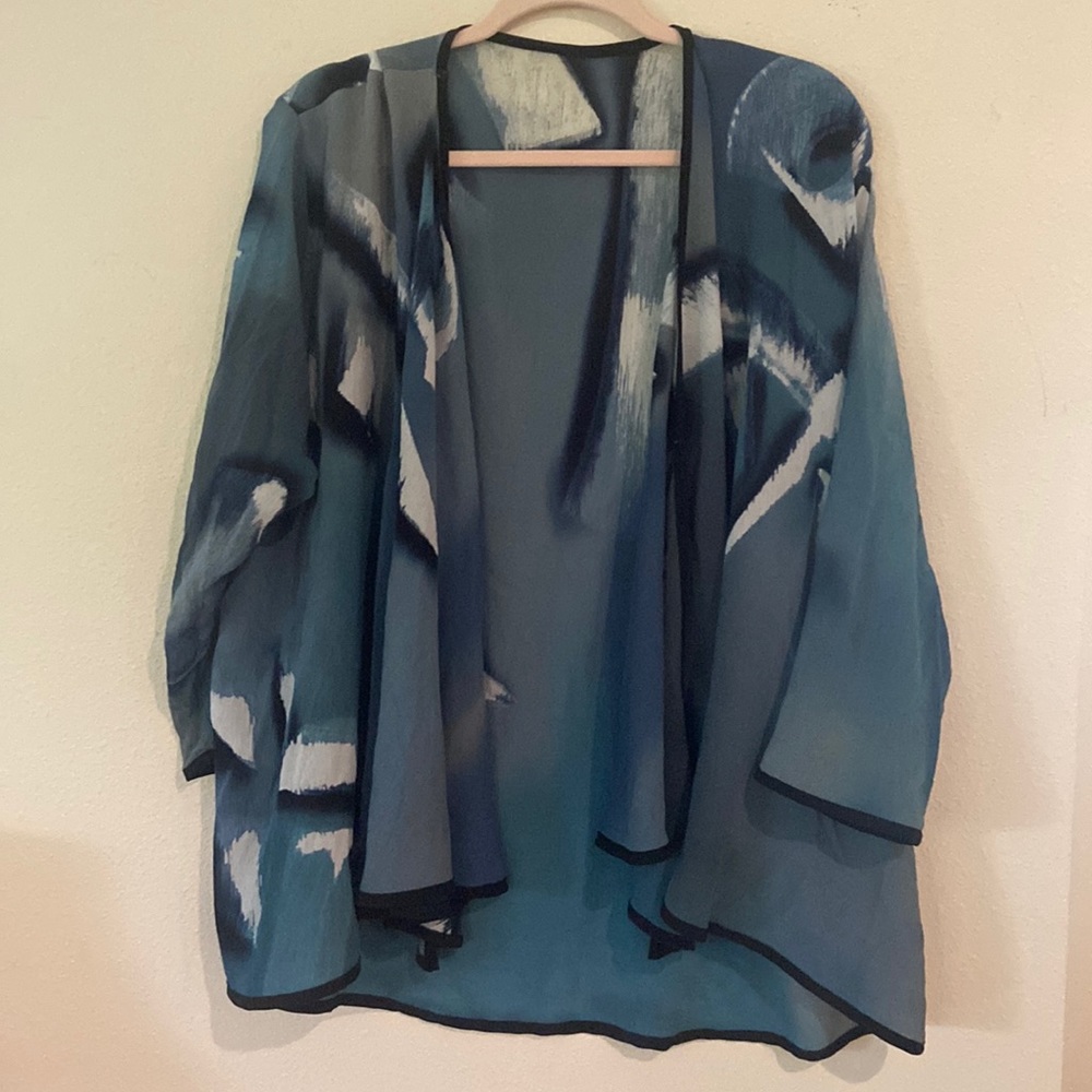 Shekina —Forms in silk Jacket/Wrap